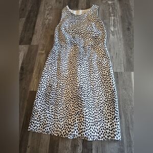 J.Crew Factory Basketweave Sheath Dress In Animal Print, 8